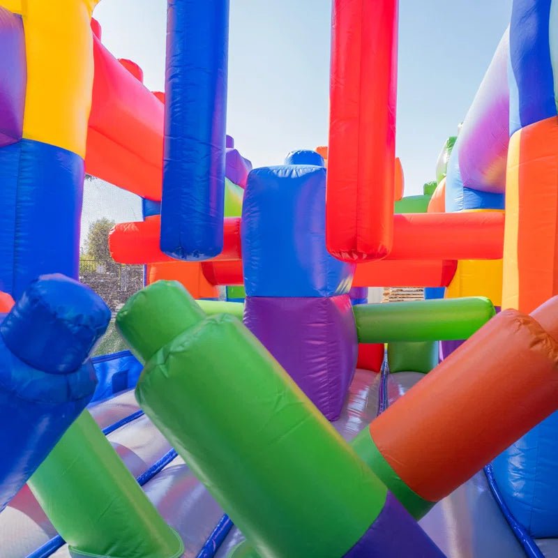 NEW! Brick Blitz Obstacle Course - Inflatables - Rockin’ Party Rentals