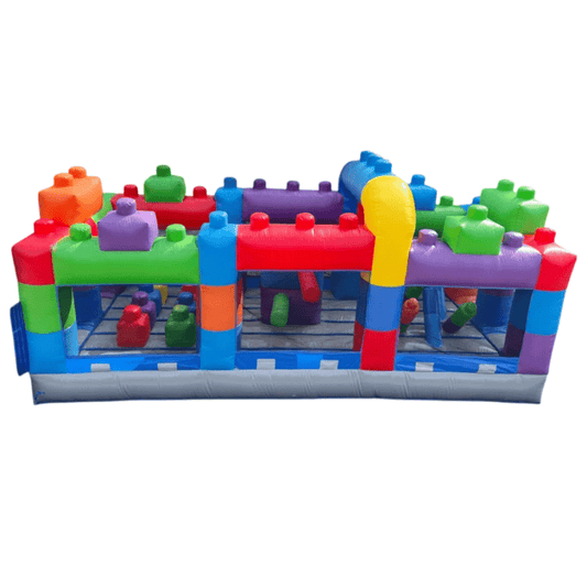 NEW! Brick Blitz Obstacle Course - Inflatables - Rockin’ Party Rentals