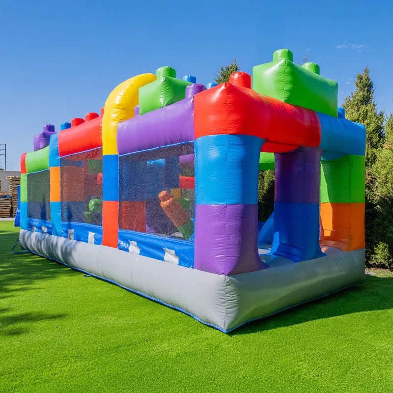 NEW! Brick Blitz Obstacle Course - Inflatables - Rockin’ Party Rentals