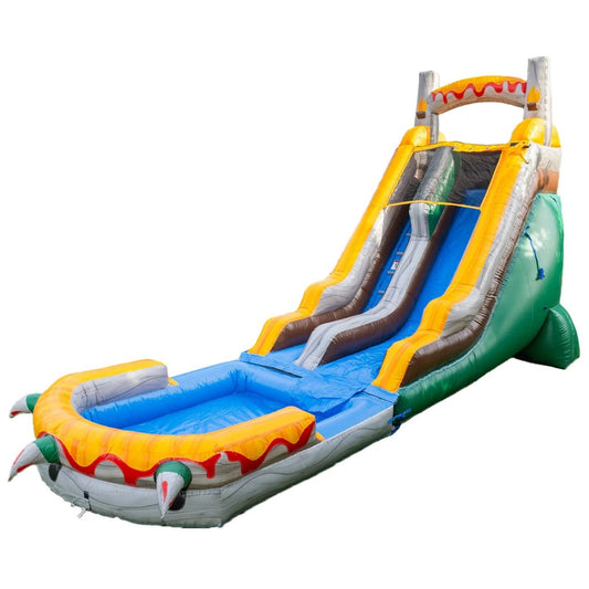 NEW! Jurassic Splash Water Slide (18 Ft.) - Inflatables - Rockin’ Party Rentals