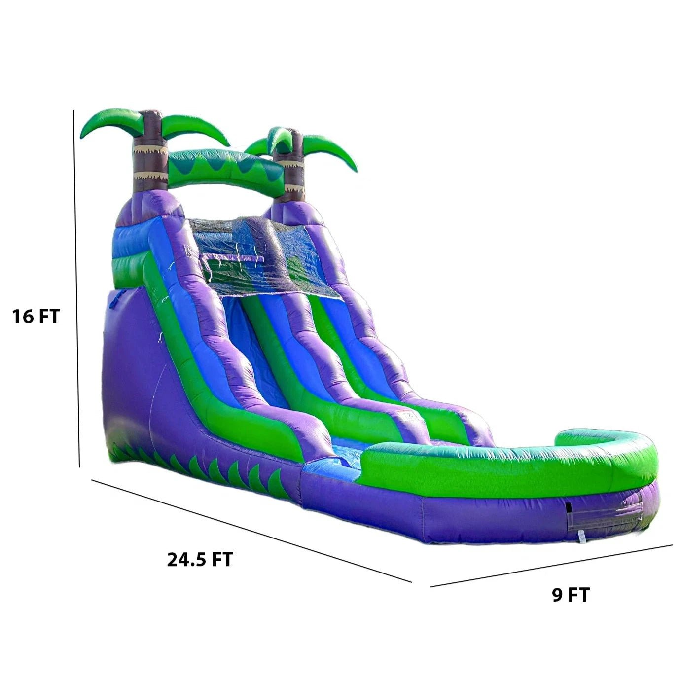 Paradise Plunge Water Slide (16 Ft.) - Inflatables - Rockin’ Party Rentals