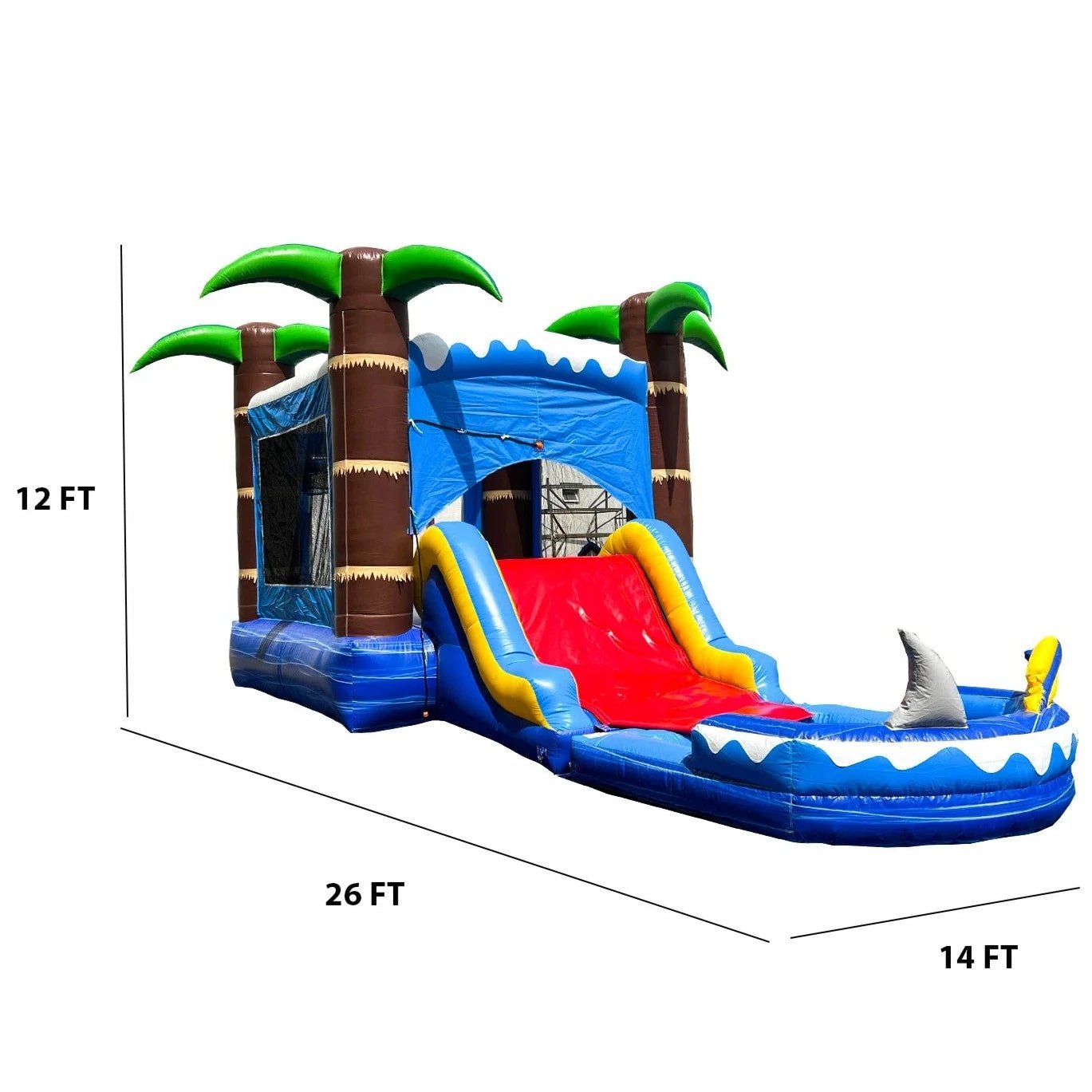 Shark Reef Bounce & Slide Combo - Inflatables - Rockin’ Party Rentals