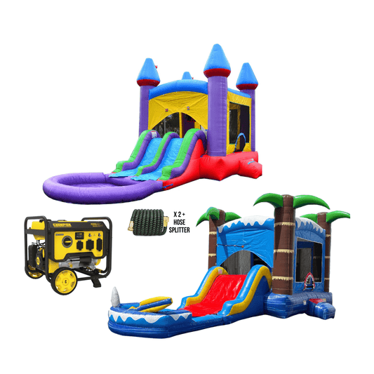 Splash & Bounce Party Package - Inflatables - Rockin’ Party Rentals