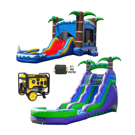 Tropical Tide Party Package - Inflatables - Rockin’ Party Rentals