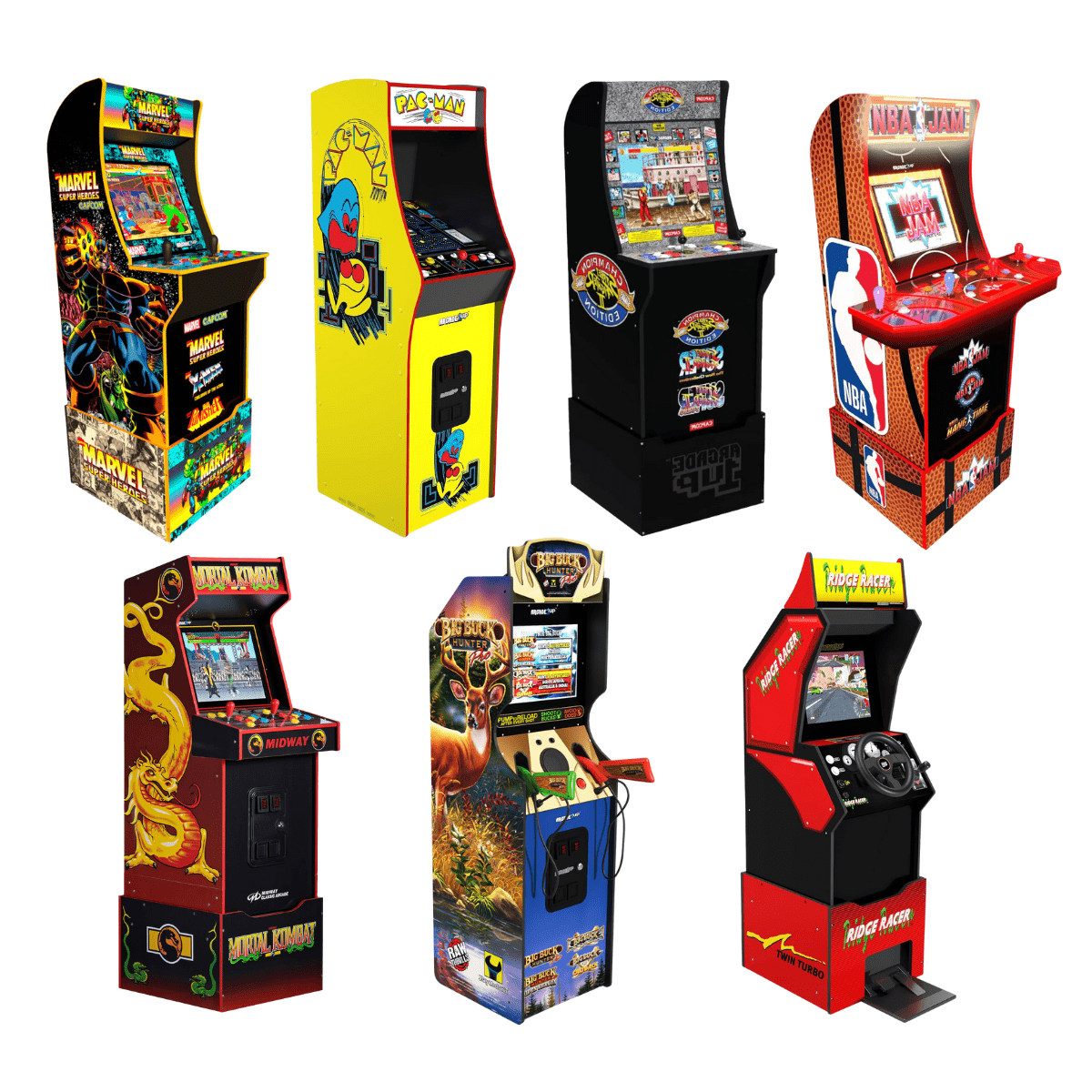 Ultimate Gamer Arcade Party (7 - Pack) - Arcade Games - Rockin’ Party Rentals