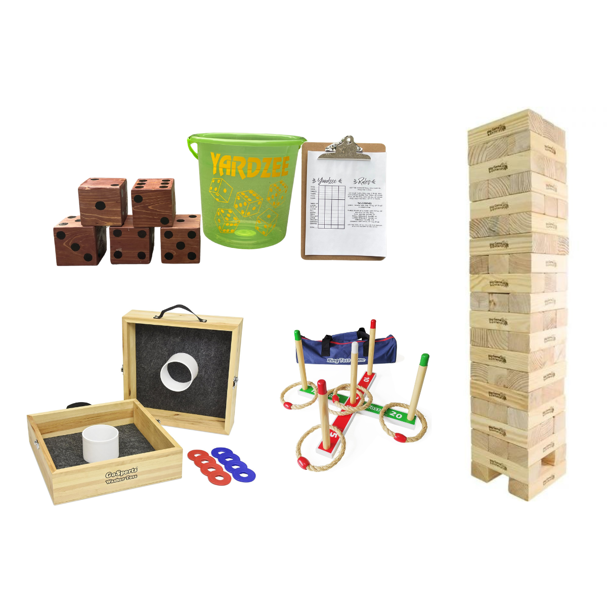 Wooden Lawn Games Party Package